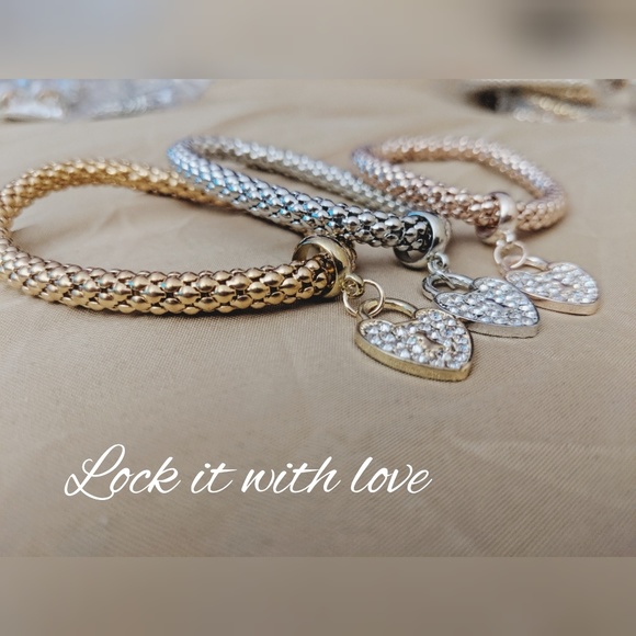 Trio of Life Stretchy Bracelets 🎵🧿♥️🦋 - Picture 6 of 8